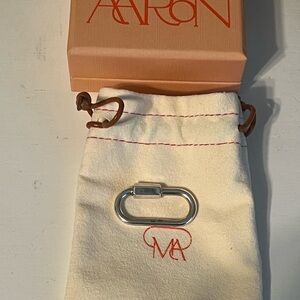 Marla Aaron regular lock -sterling silver